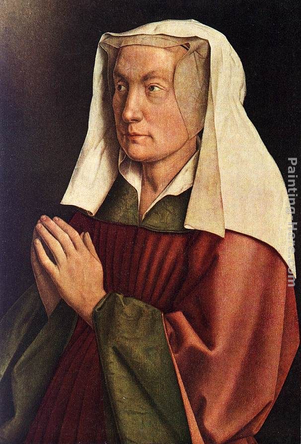 The Ghent Altarpiece The Donor's Wife [detail] painting - Jan van Eyck The Ghent Altarpiece The Donor's Wife [detail] art painting